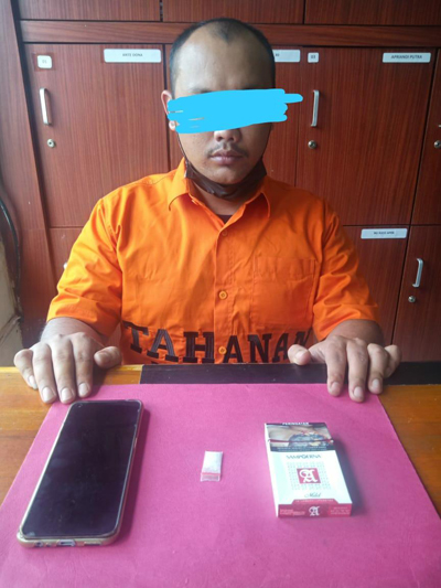  Satresnarkoba Polres Siak Amankan Seorang Pengedar Narkoba Jenis Sabu 